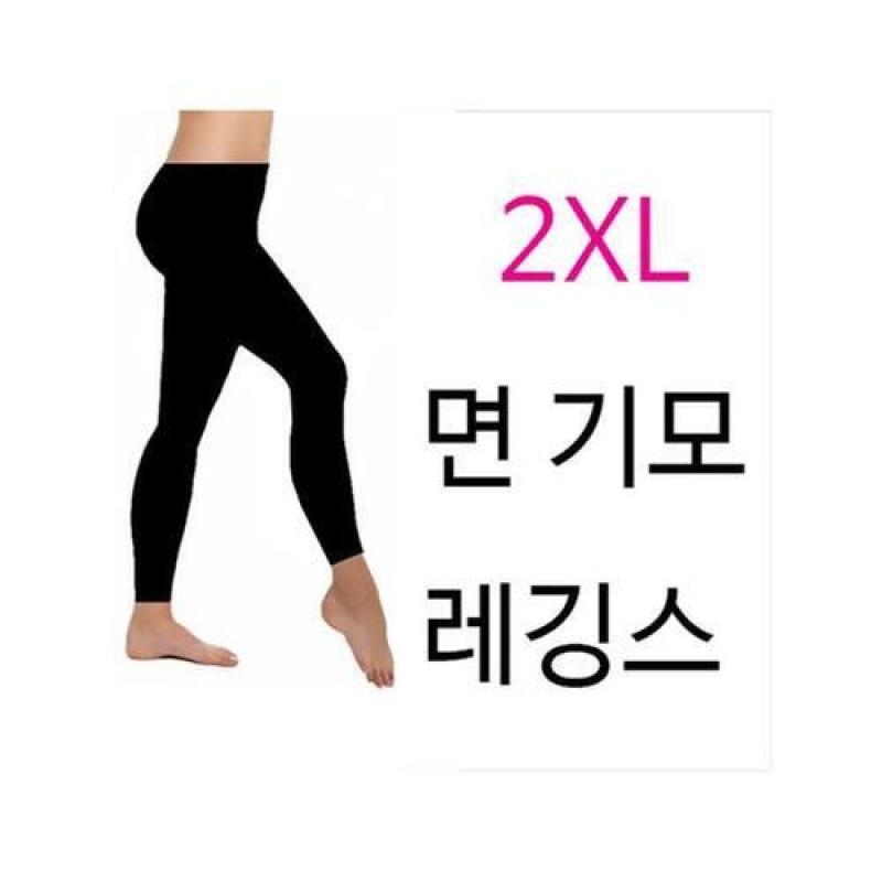 국산 빅사이즈 기모 레깅스 블랙 2XL