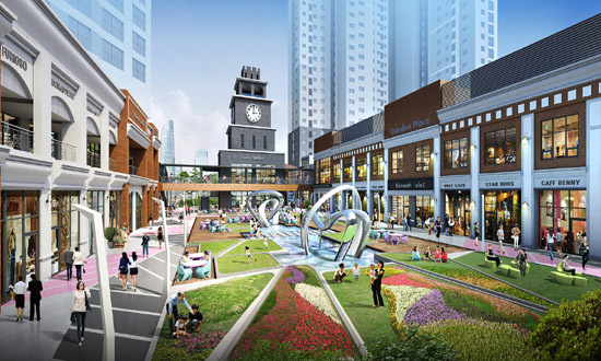 동탄 카림애비뉴 광장