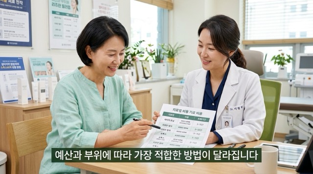 쥐젖 제거방법 비용 통증 회복기간 비교 전기소작 레이저 냉동 이미지"