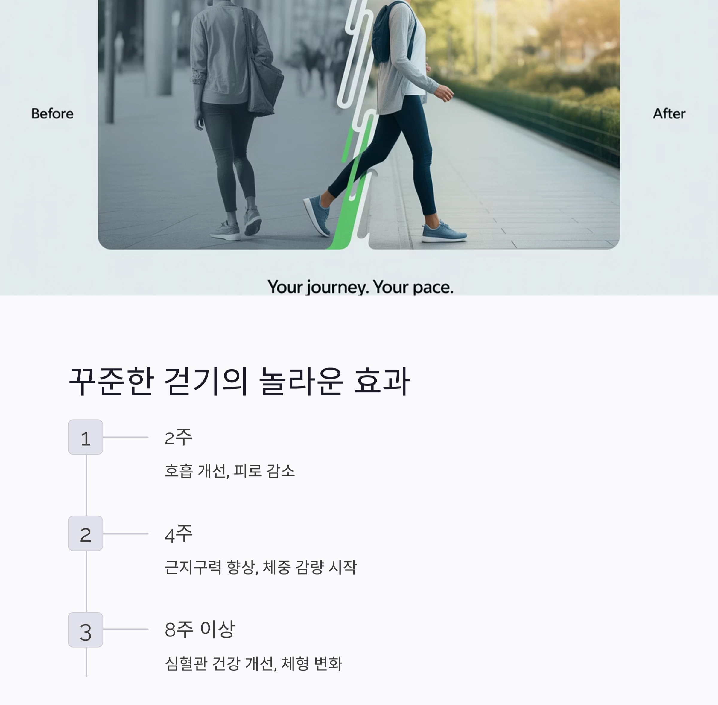 매일 같은 시간 걷기 습관, 건강과 삶의 균형을 잡다