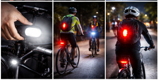 야간 자전거 라이딩 (전조등 선택, 후미등 기준, 안전 장비)