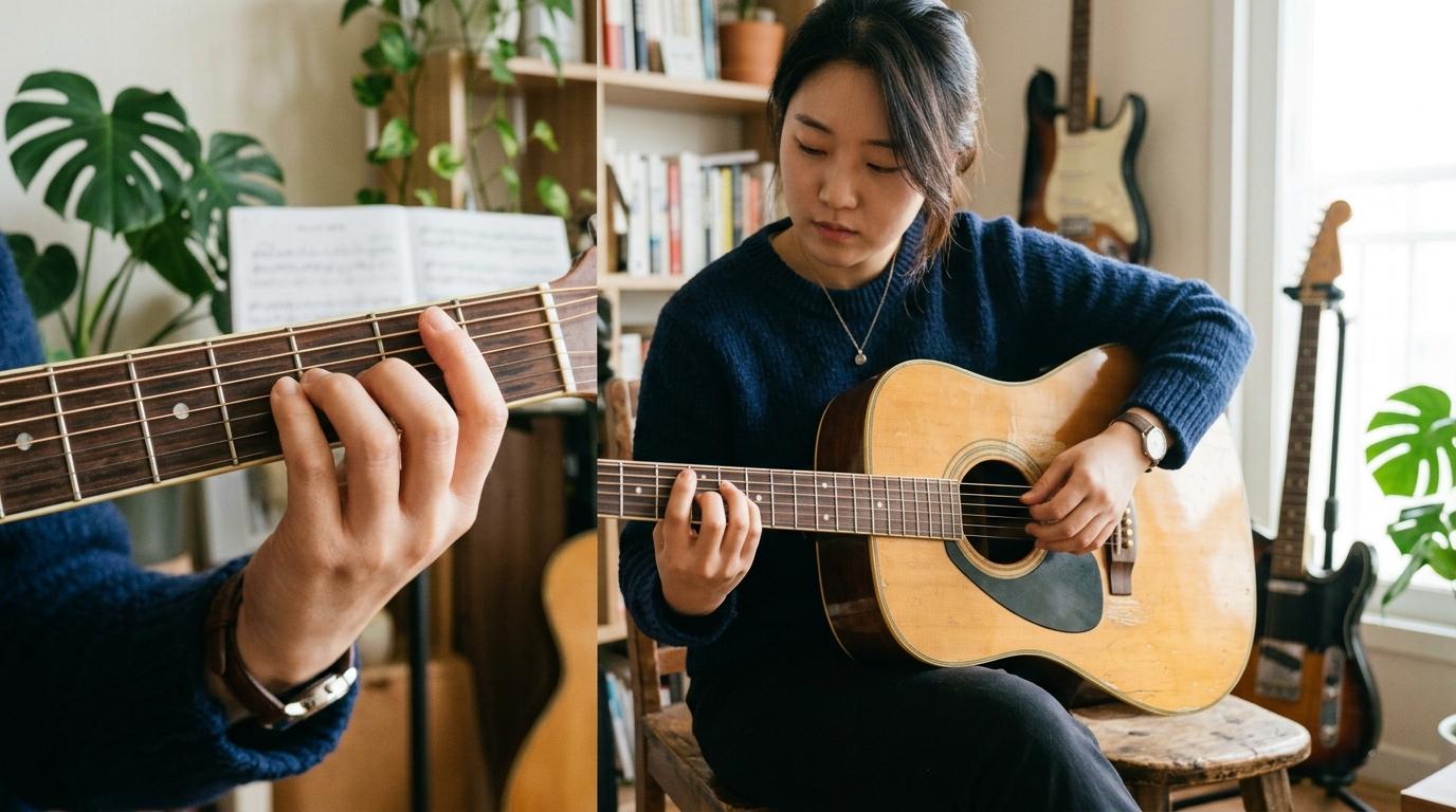 기타 F코드 운지법