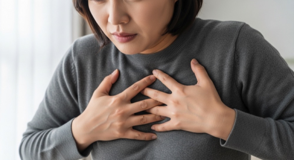 심근경색 가슴 압박 통증