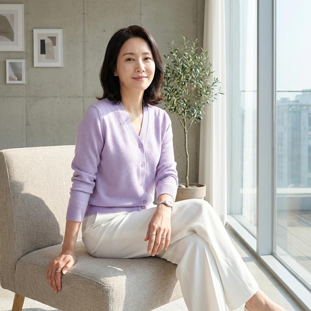 파스텔 블라우스 비침 방지 속옷 선택