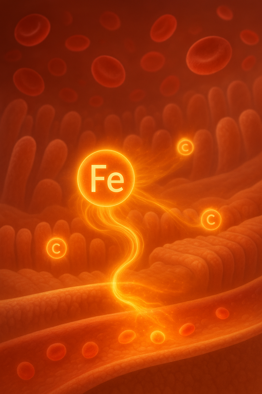 비타민 C가 철분의 흡수를 도와줌