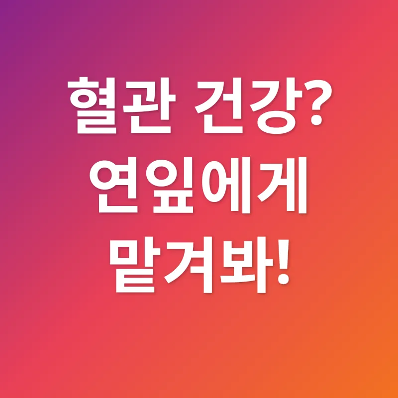 연잎의 놀라운 효능_1