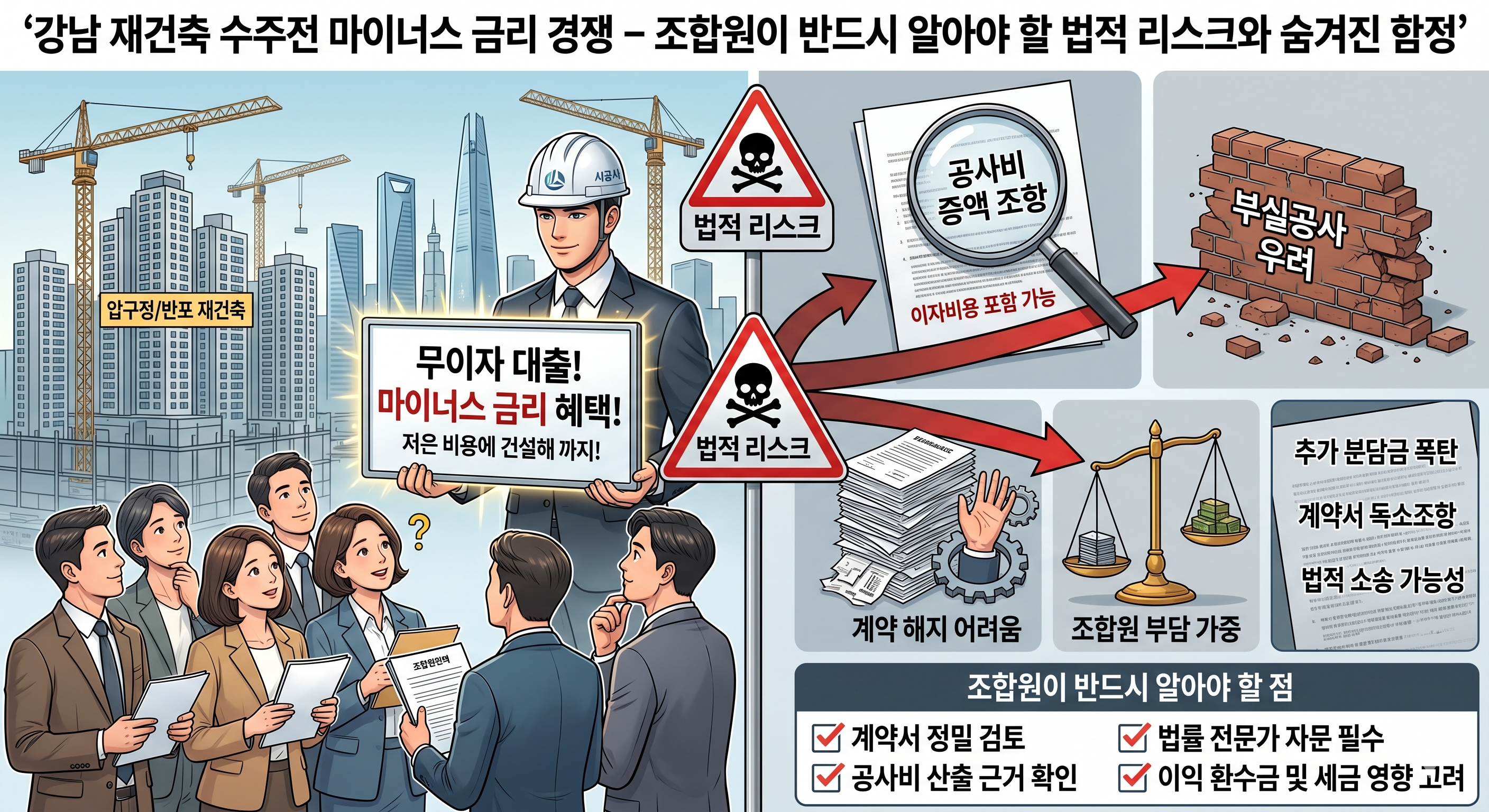 조합원이 반드시 알아야 할 법적 리스크와 숨겨진 함정