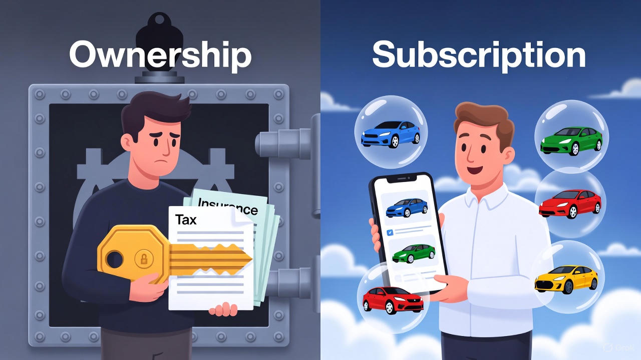 자동차 구독 서비스 관련 사진