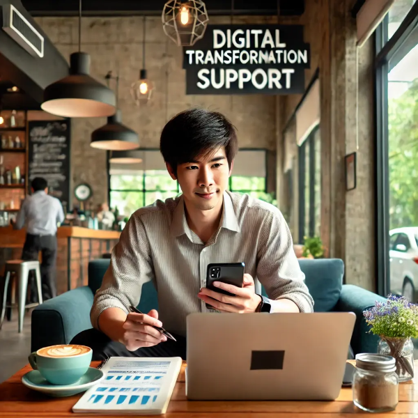 디지털 전환을 준비하는 아시아인 청년 소상공인