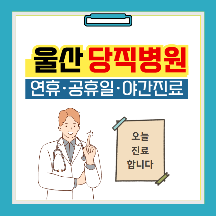울산 당직병원 찾기
