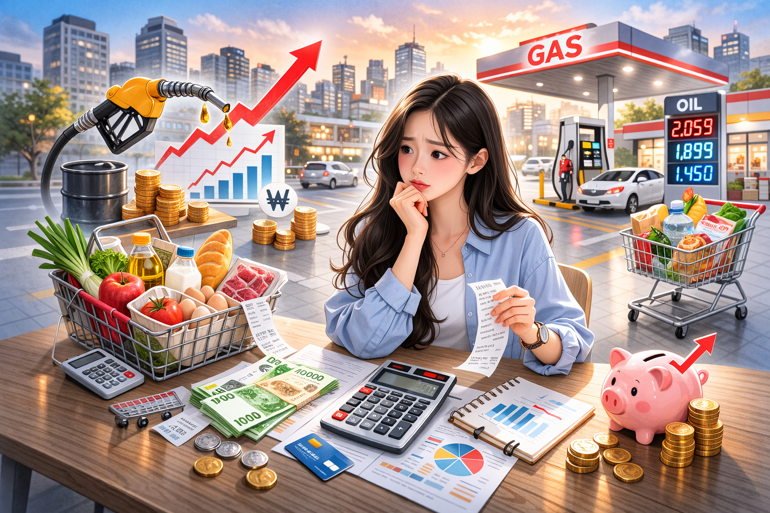 2026 유가 상승하면 생활비 얼마나 늘어날까 현실 계산