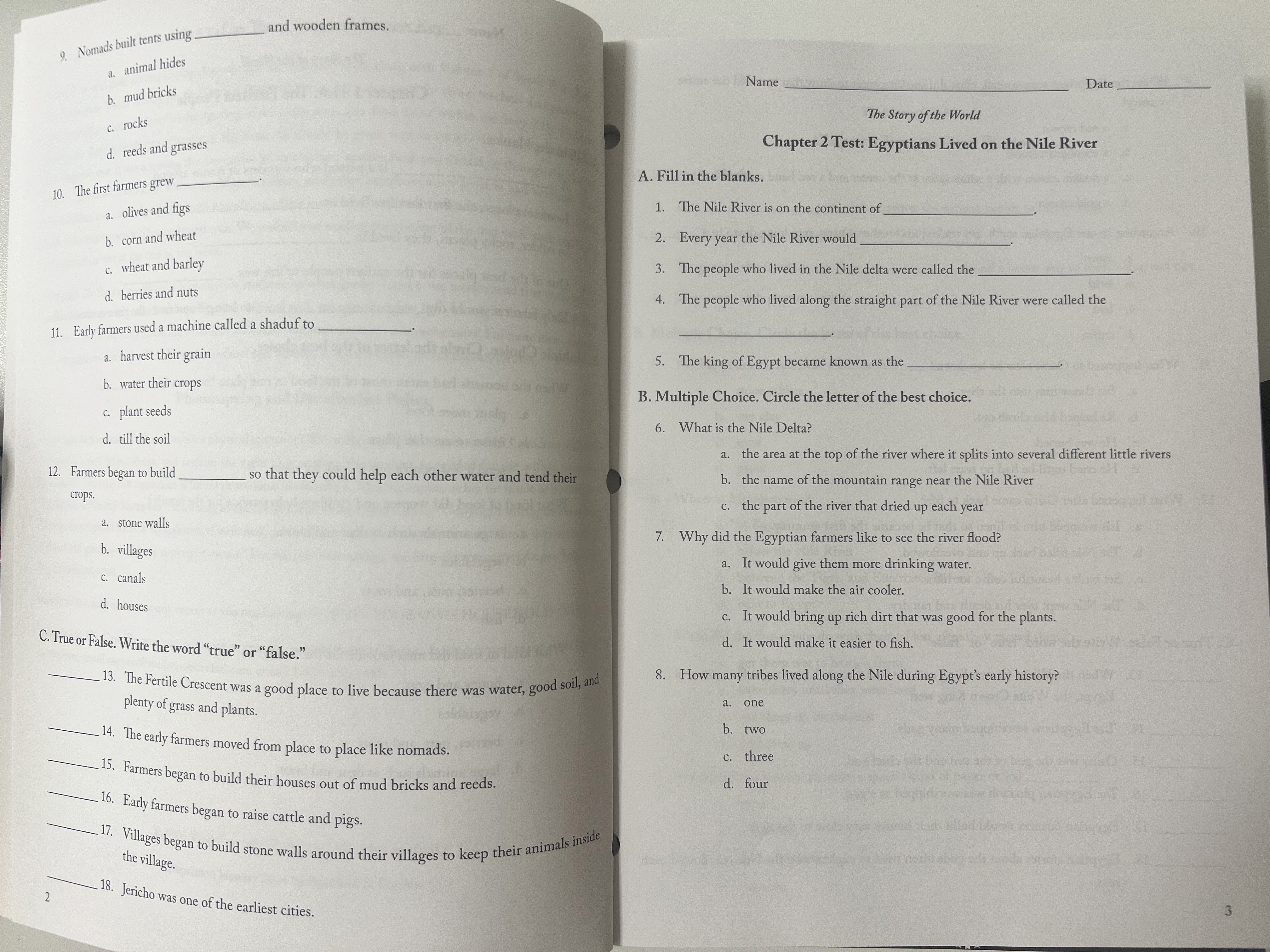 The Story of the World - Tests and Answer Key