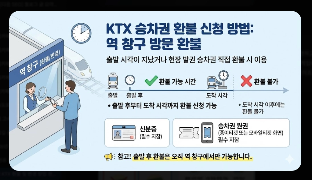 명절 KTX 환불 및 변경 방법 완벽 가이드