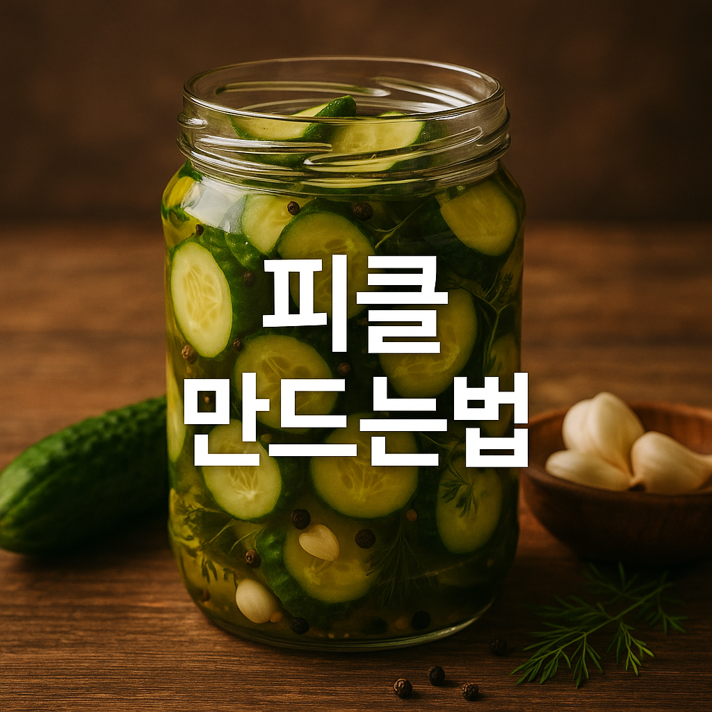 피클 만드는법