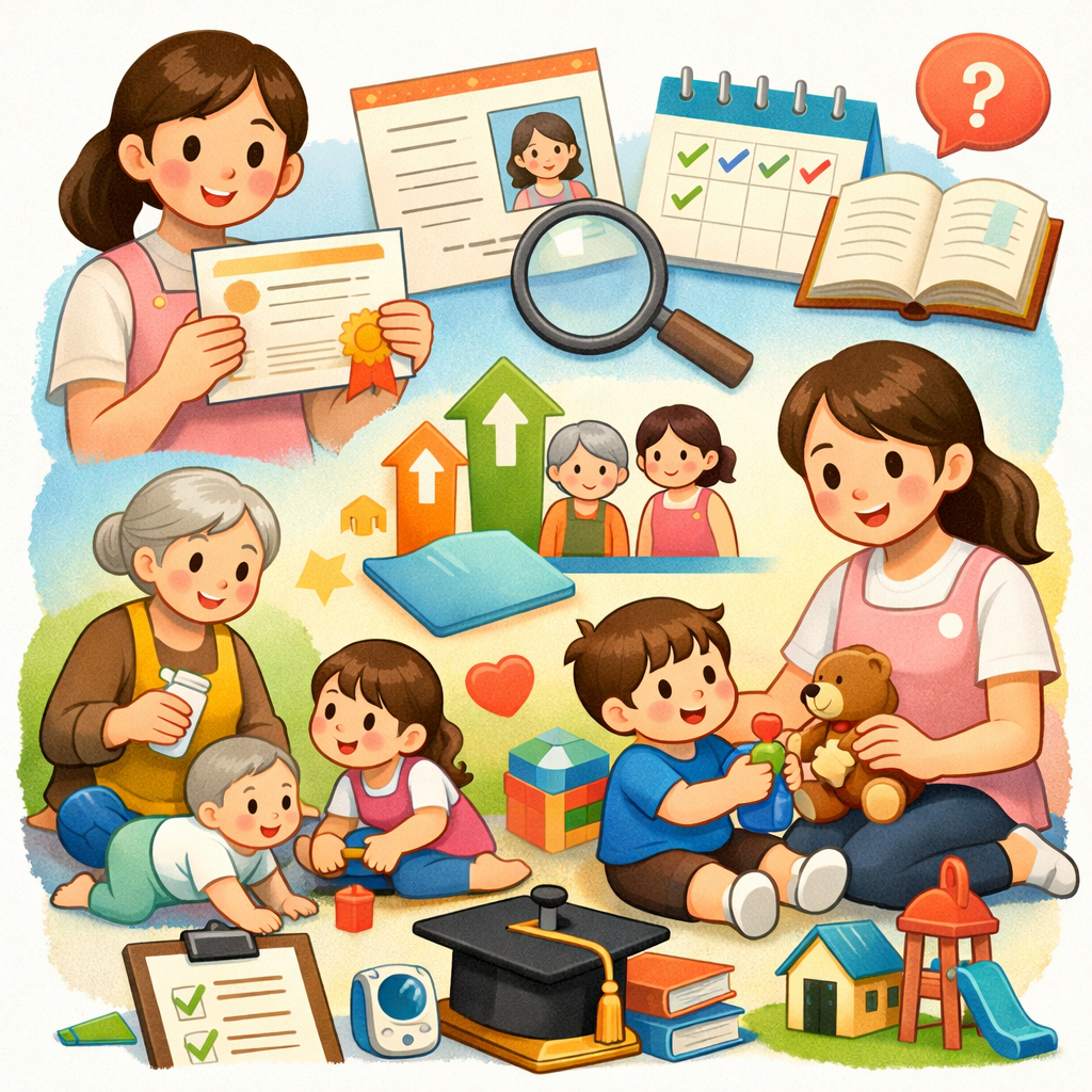 맘시터 자격증 취득방법 총정리｜나이 조건부터 따는방법, 아이돌보미 차이까지 완벽 가이드 관련 사진