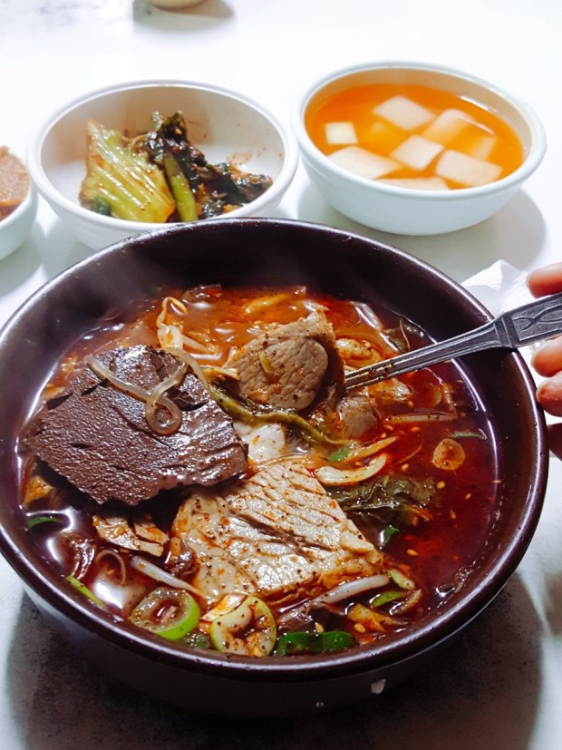 제주 동문시장내 미풍해장국