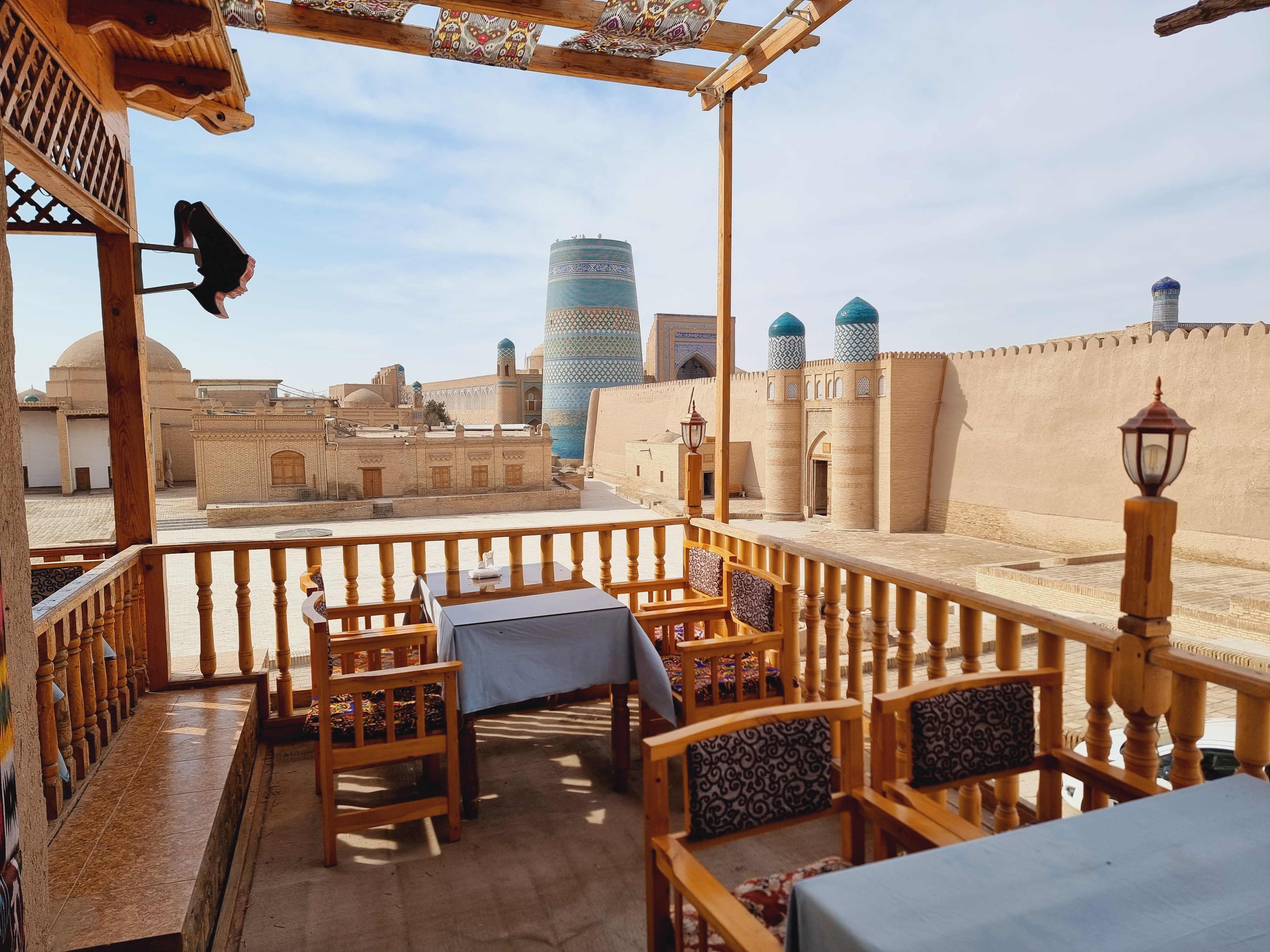 테라스에서 보는 전망