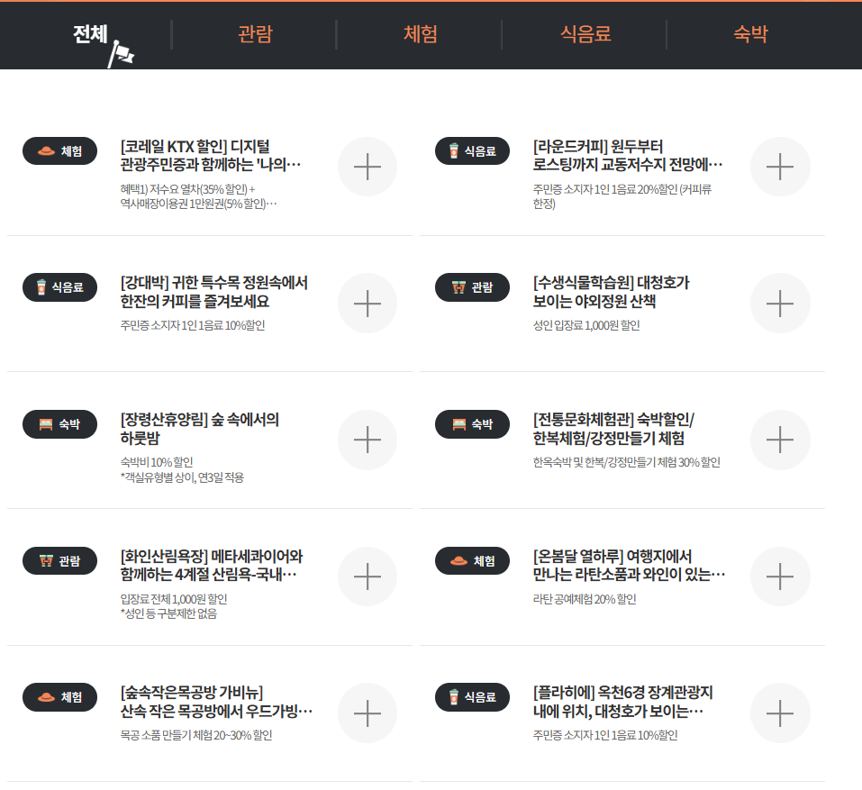 옥천군 디지털관광주민증 혜택 안내 1