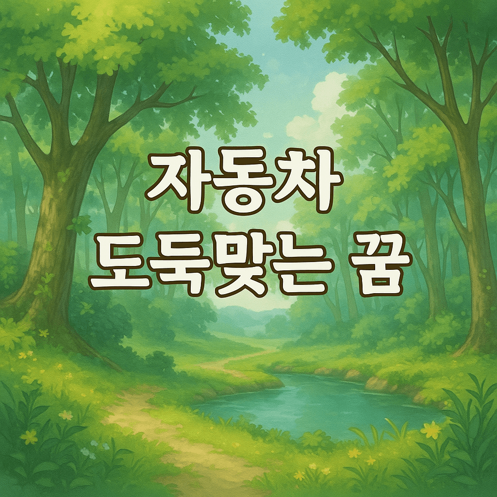 자동차 도둑맞는 꿈 해몽