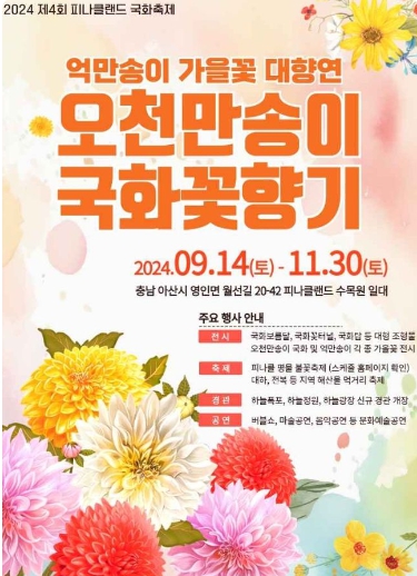 피나클랜드/국화축제/불꽃축제