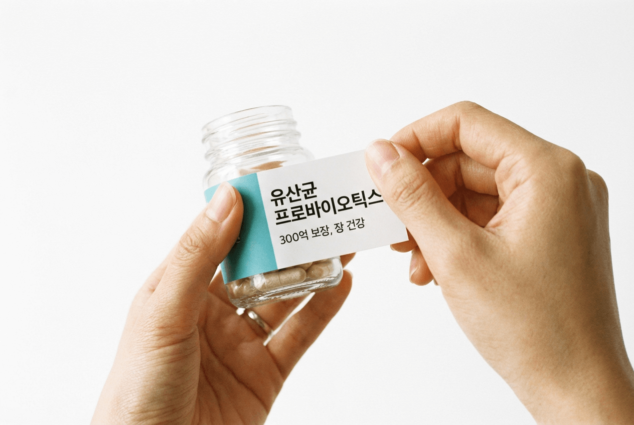 프로바이오틱스 내산성 코팅 확인