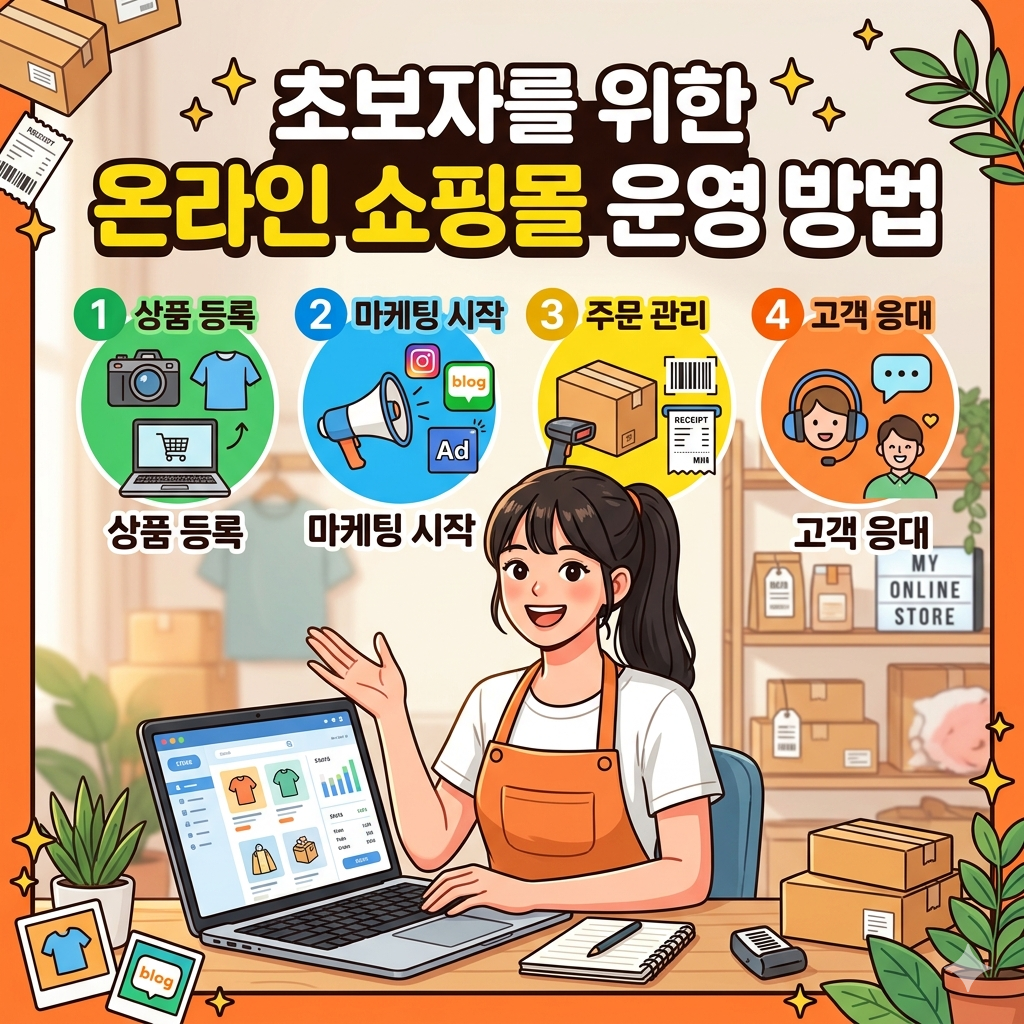 초보자를 위한 온라인 쇼핑몰 운영 방법-리브워크