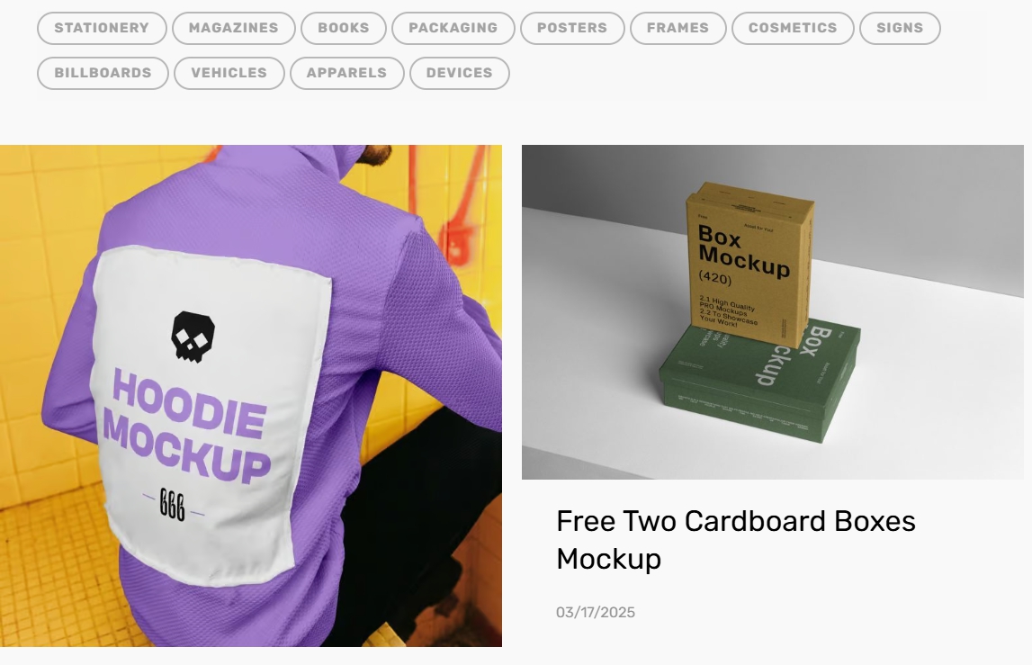 무료 목업 사이트