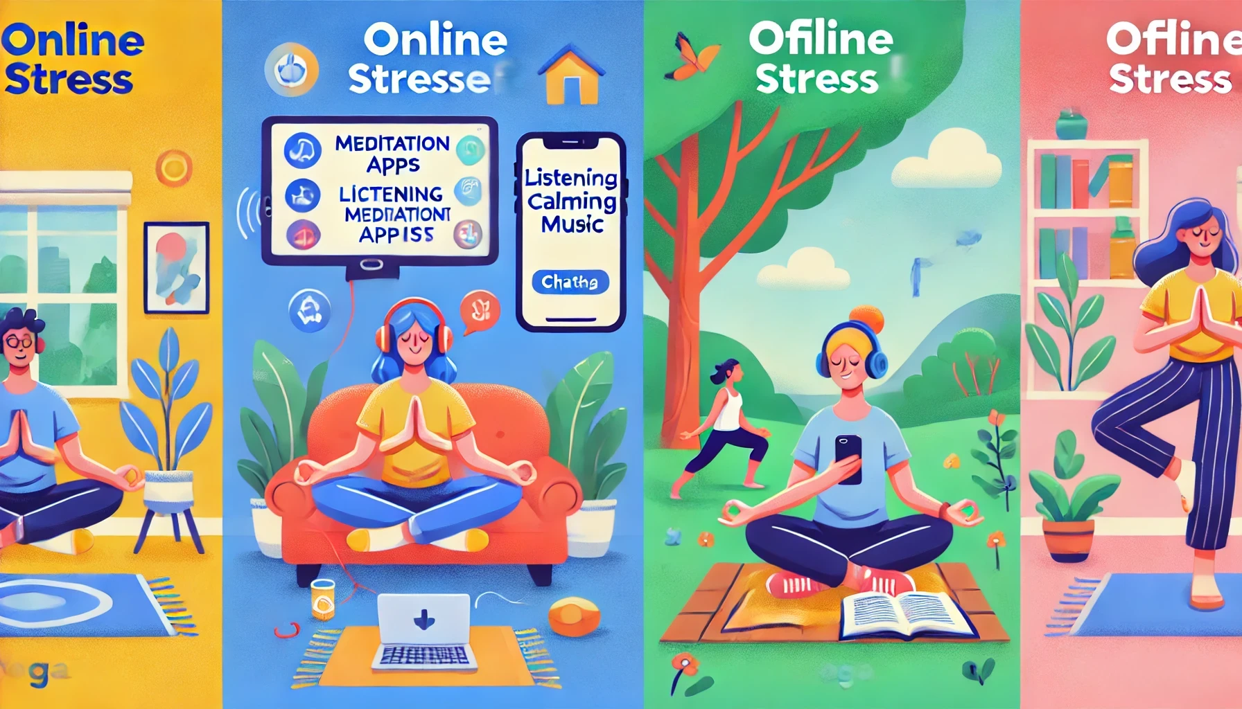 온라인 스트레스, 오프라인 스트레스