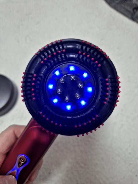 휴대용 무선 전기 두피 마사지기