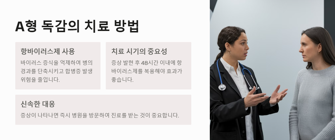 A형 독감 치료방법