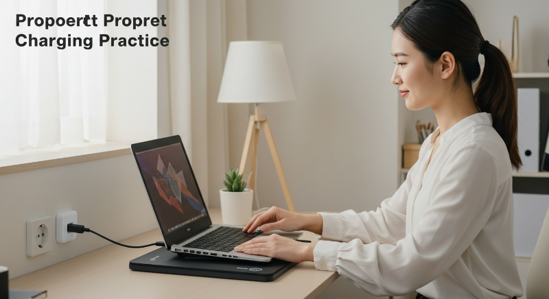 올바른 충전 습관 (노트북)