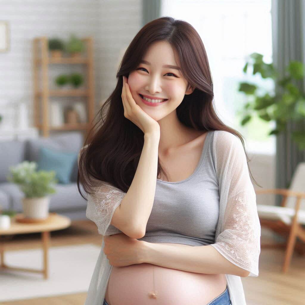 임신 사전건강검사에서 건강한 아이를 임신한 임산부