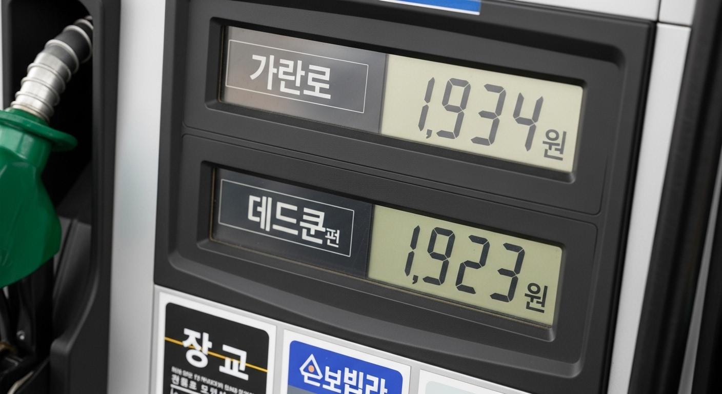 휘발유 1934원 경유 1923원