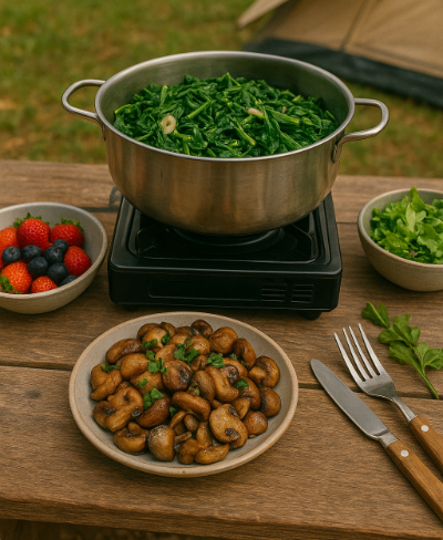 캠핌 요리 음식 관련 사진