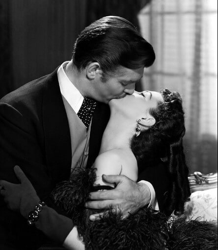 레트와 스칼렛 키스 장면2