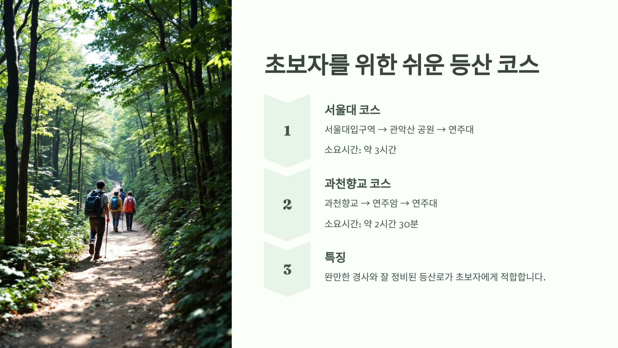 관악산 등산 코스 추천! 초보부터 고수까지