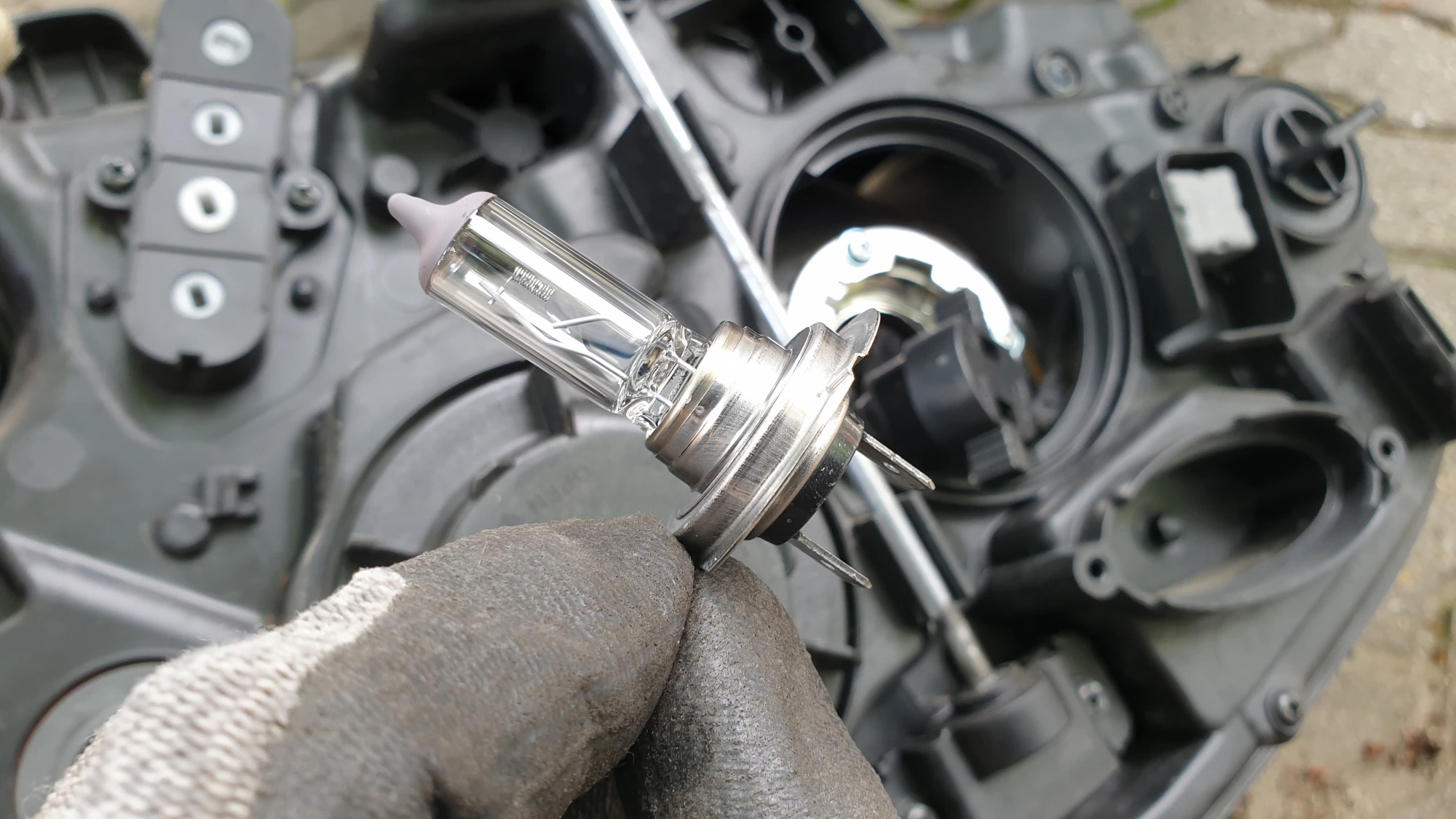 봉고 헤드라이트 램프