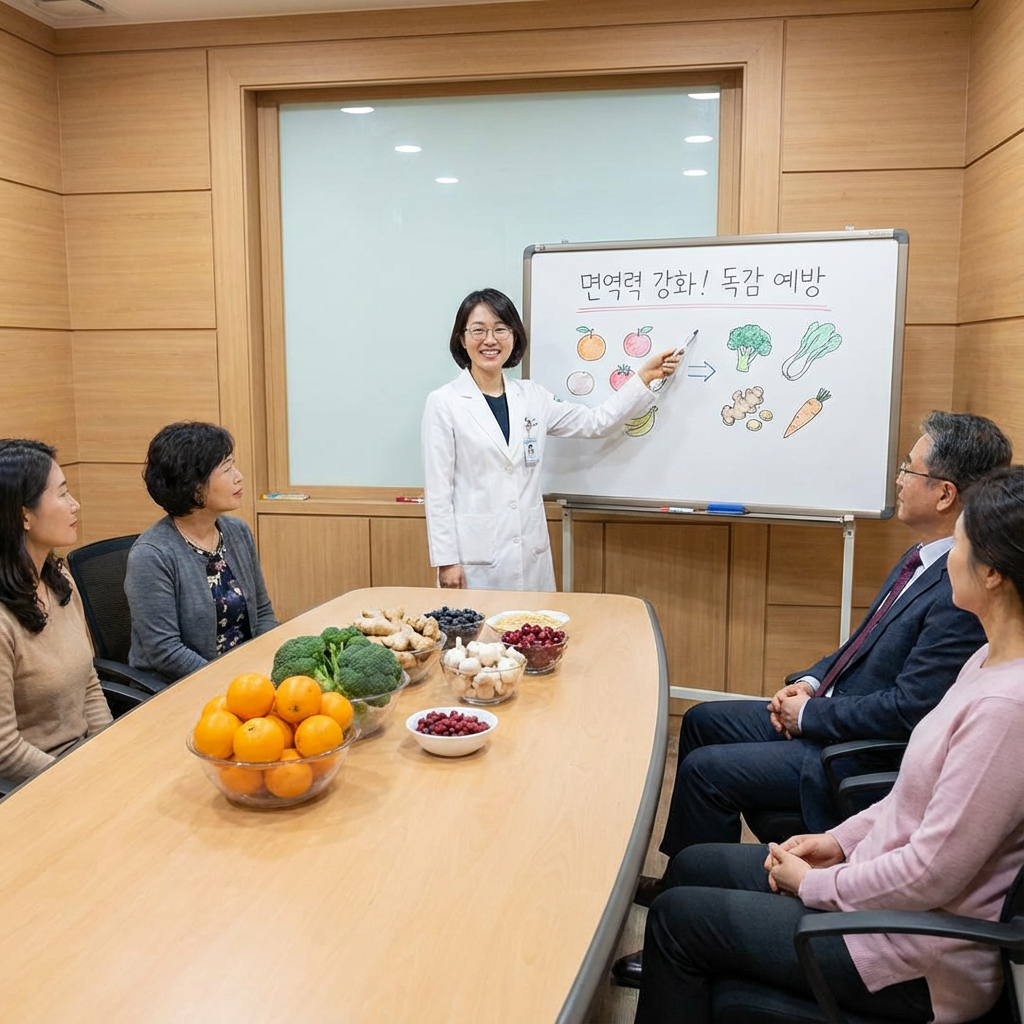 독감예방 면역력 높이는 음식