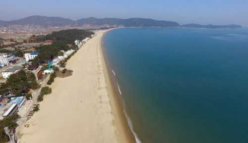 완도 명사십리 해수욕장 사진