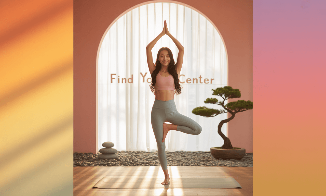 20대-여성-장염-원인-요가하는-모습