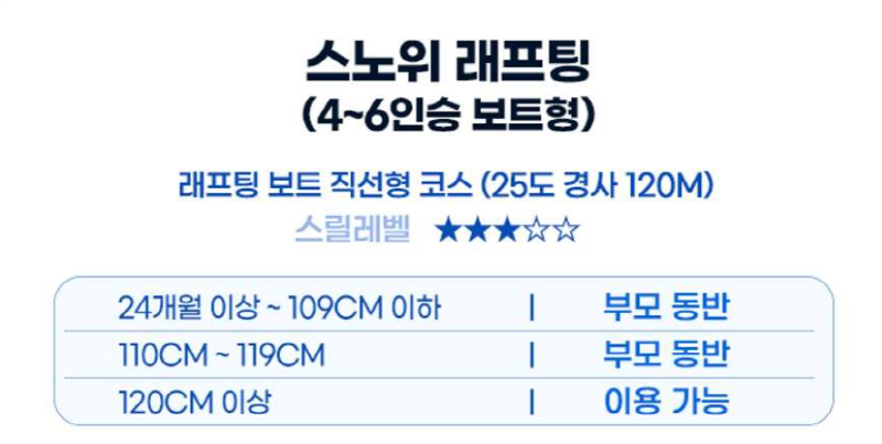 스노위랜드 비발디파크 눈썰매장