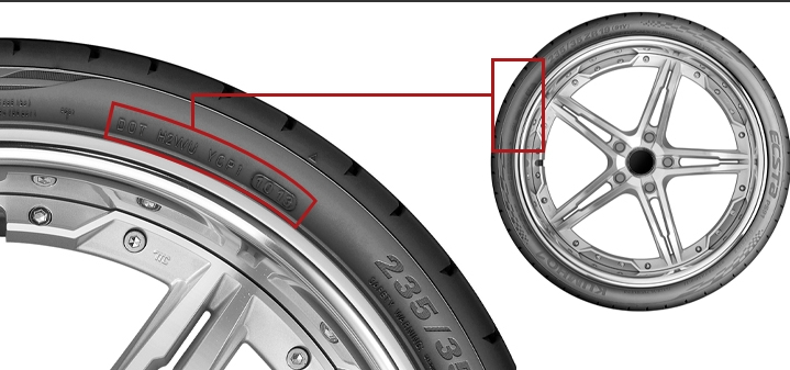 타이어 제조일자 확인법