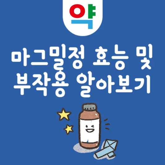 마그밀정 효능 부작용