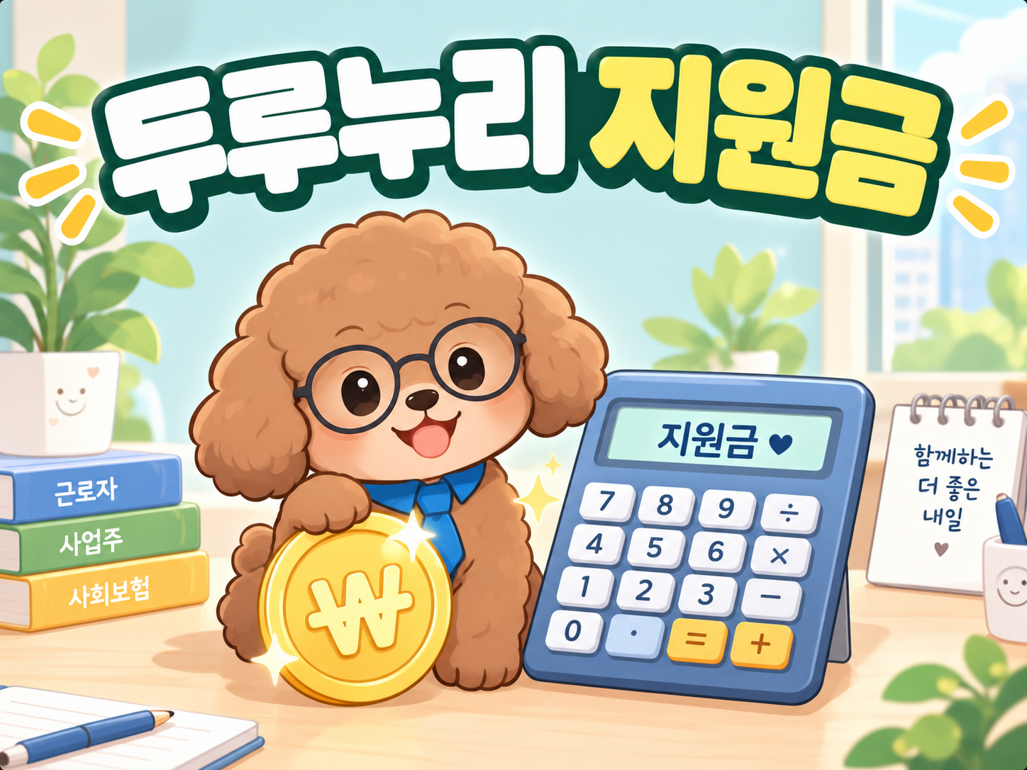 2026 두루누리 사회보험료 지원사업 4대보험 국민연금 고용보험 80% 환급 신청 조건 및 대상