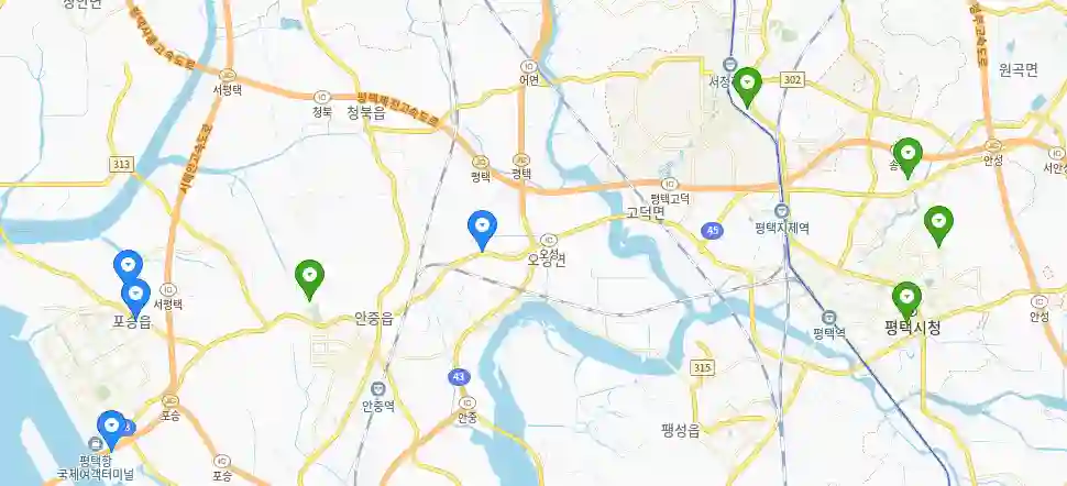 평택시 현대자동차 서비스센터 정비공장 사업소 리스트