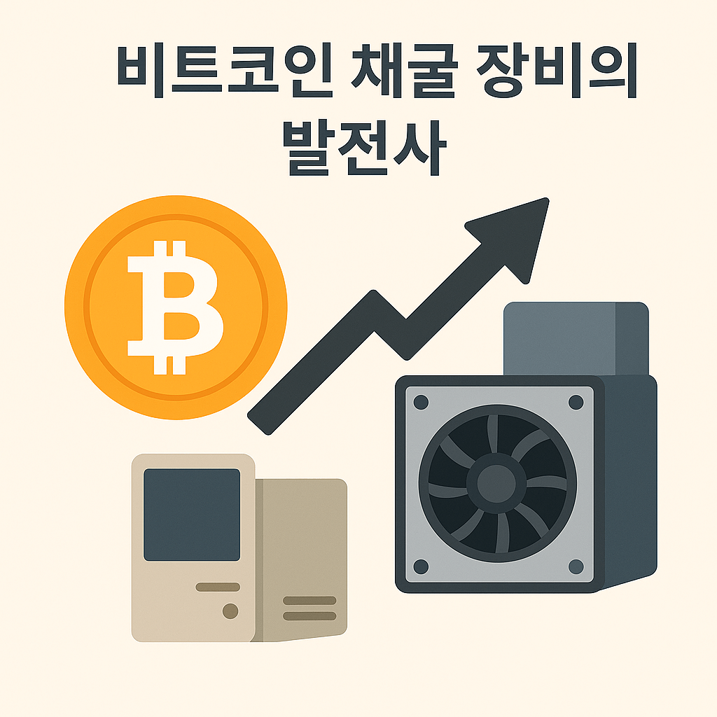 비트코인 채굴 장비의 발전사