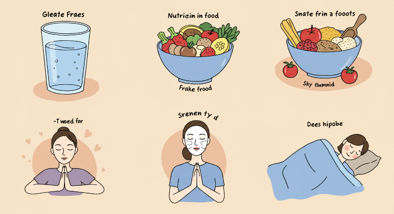 콜라겐 및 엘라스틴 감소