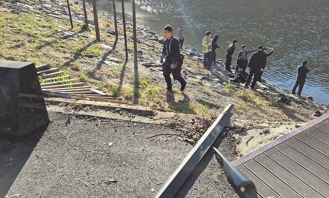 대구 내관지 저수지 SUV 추락 사고