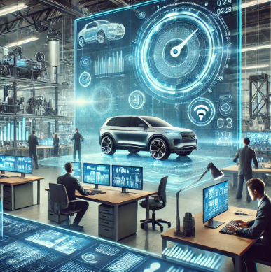 모티브링크의 정체성을 강조한 하이테크 기업 이미지