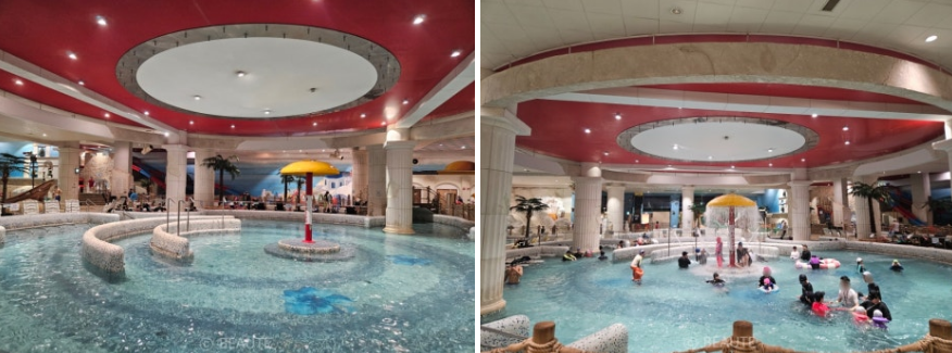 워터파크 내 유수풀 사진